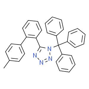 N-(三苯基甲基)-5-(4'-甲基聯(lián)苯-2-基)四氮唑